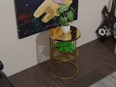 Sofa Side Table 1 3D model