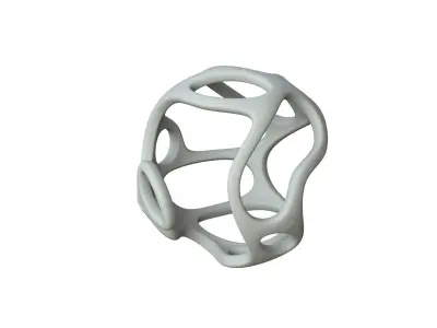 SciFi Cube Object No 28155 Low Poly Shape Texture
