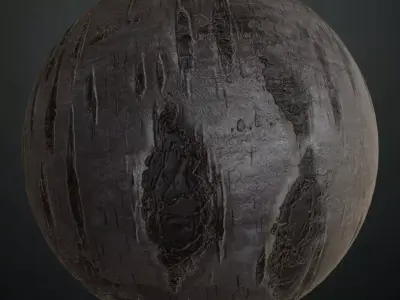 Polished Golden Oak Wood Planks PBR Seamless Texture