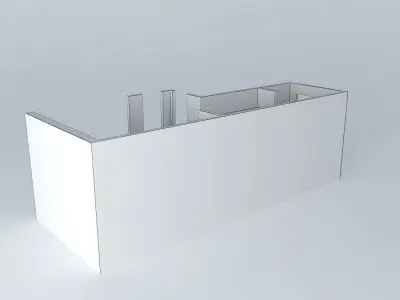 belzinhaorkut wall with door in middle Free 3D model