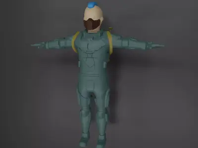 3D Sci-Fi Characters Characters 3D model