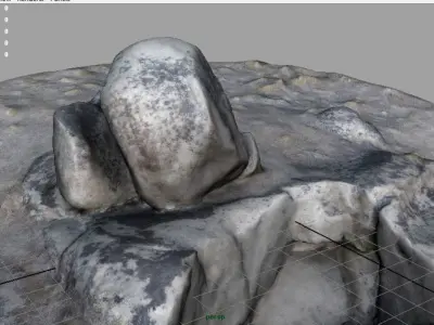 Rock 22  Low-poly 3D model