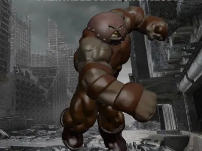 Juggernaut printable vr prepare Low-poly 3D model