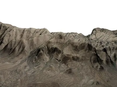 Superstition Mountains 3D model