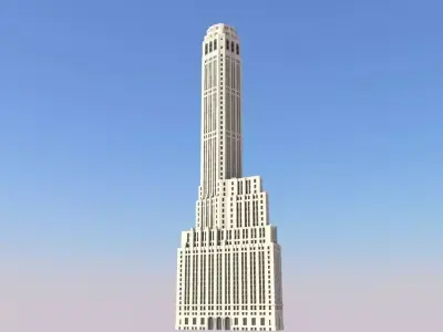 20 Exchange Place 3D print model