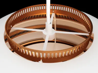 Pendant Lamp ARTEK  A331 Beehive 3D model