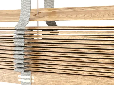 Wooden Blinds Set 17 3D model