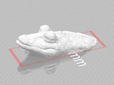 CROCODILE DOOR STOPPER 3D print model