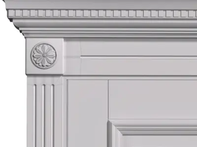 Door Interior Classic 3D model