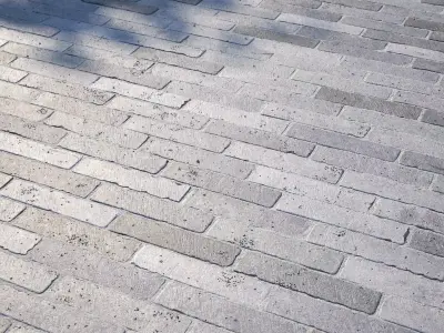 Grey brick pavement walk texture Texture