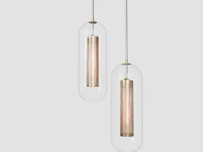ProMod 002 - Modern Glass Pendant Light Free 3D model