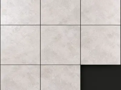 Absolut Keramika Oleron Grey 800x800 3D model