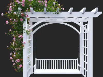 Climbing Rose - Rose Swing 3D model