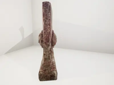 Ancient Wall Free low-poly 3D model