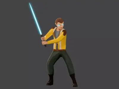 Rowan Freemaker - Star Wars 3D model