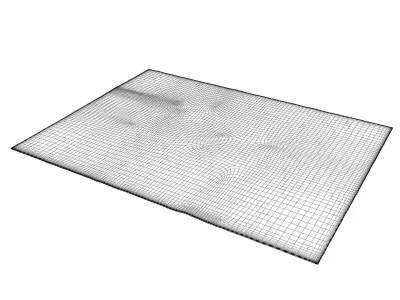 Thaila Plain Carpets 3D model