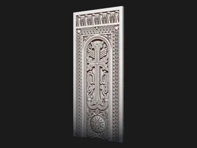 Armenian Cross-stone 03 3D print model