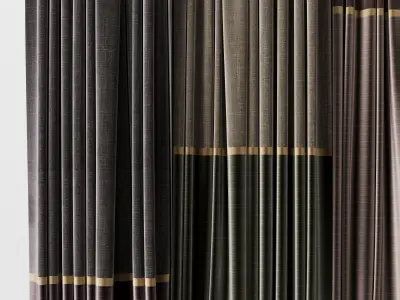 hadi curtain 33 3D model