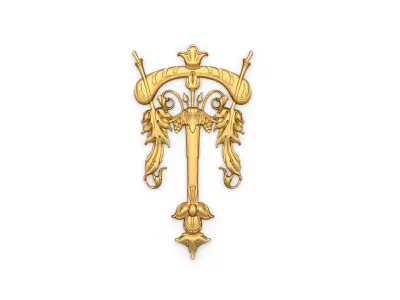 Classic carved decor ornament 512 3D print model purchase