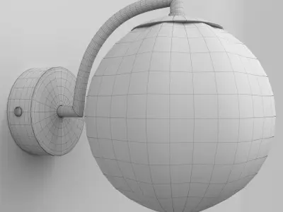 Paola Wall Light 3D model