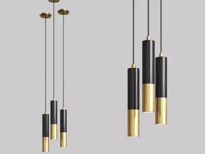 Delightfull Ike Pendant Suspension 3D model purchase