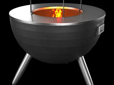 grill table 3D model