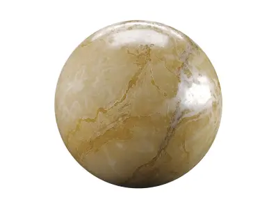 Orange Siena Marble Texture PBR Vray Corona 400 x 400 cm Texture