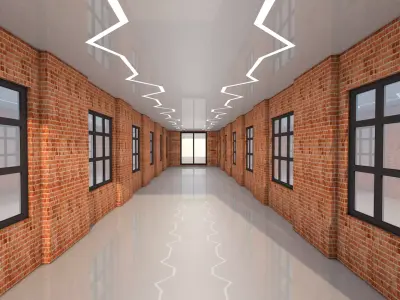 Corridor Interior 3D model