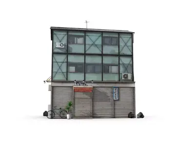 Tokyo House 007 Low-poly 3D model