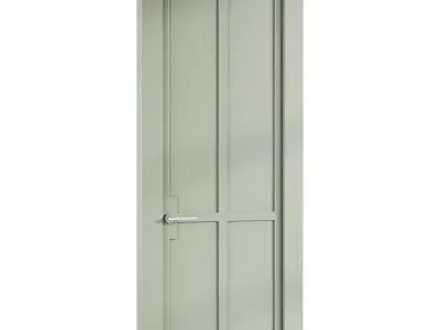 Modern entrance door 34 3D model