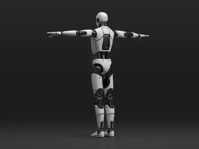  Cyborg Male T-pose 
