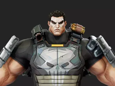 Punisher 3D model