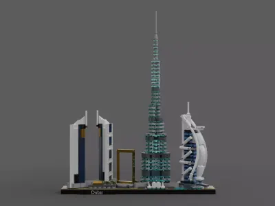LEGO Architecture 2020 - Dubai 3D model