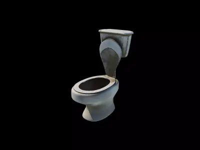 Toilet 3D model 3D model