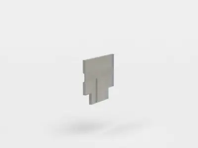 Sewer ground Low-poly 3D model