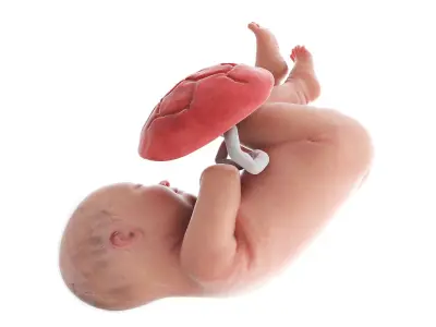 Fetus Anatomy Week 40 Animated 