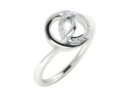  Women Ring Render 3dm STL MTL SLC JCD OBJ FBX Details 3D print model 60