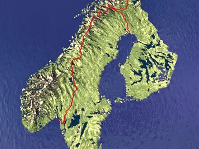 Sweden Norway Finland 3D model