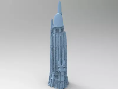 Fort bright Moon Dome 3  3D model