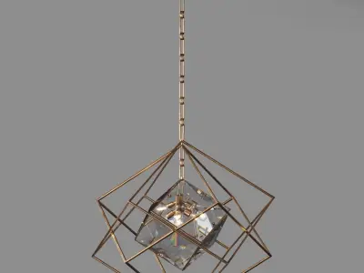 Jonathan Browning Camus Chandelier 3D model