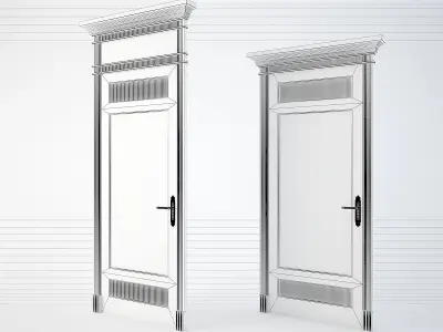 CLassic door 3D model