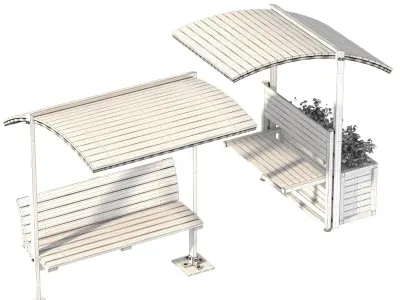 Urban Furniture 04 3D model