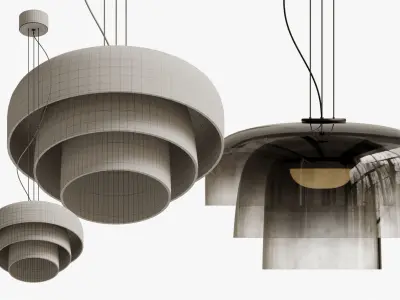 Pendant light Levels Fume 3D model