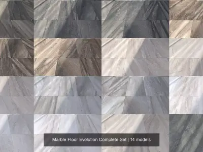 Marble Floor Evolution Complete Set Texture