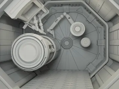 SCI FI MACHINE 3D model