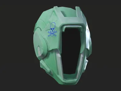 Project 1 - Green Assassin  Low-poly 3D model