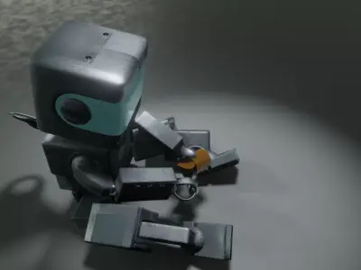 Drinking Robot 3D model