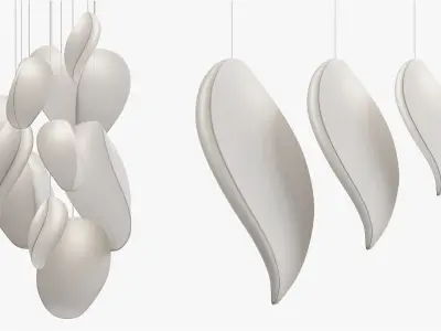 Pendant Light Lunaria Bolia 3D model
