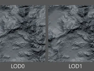 TERRAFORM Coastal 10 Low-poly 3D model
