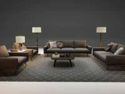 DH STUDIO Furniture Collection 09 Low-poly 3D model